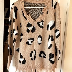 OversiZed leopard sweater